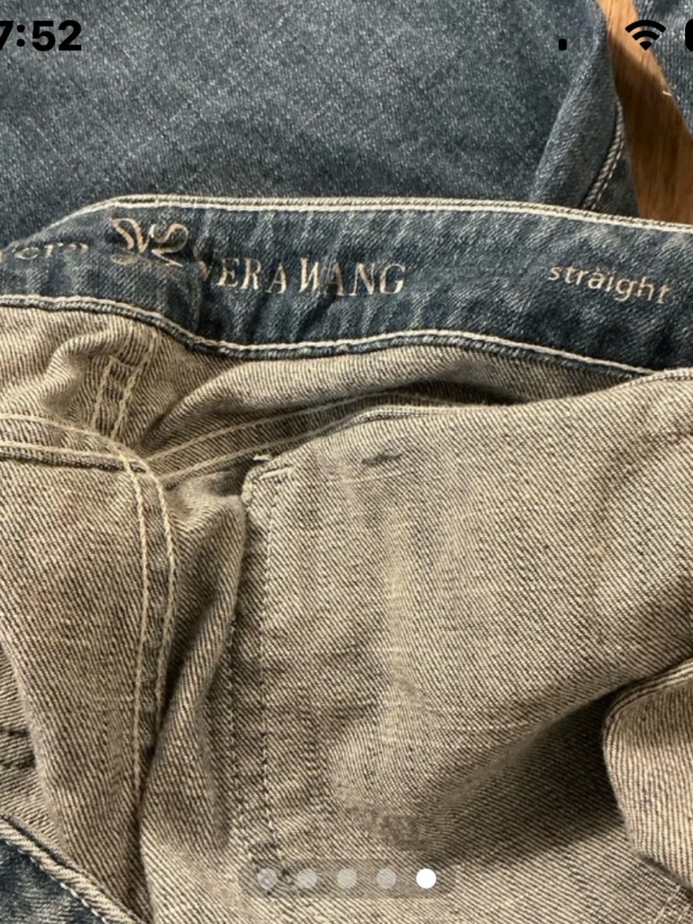 Vera Wang straight leg cropped jeans - Picture 5 of 5